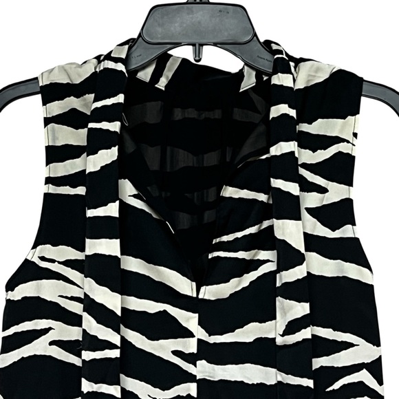 H&M Zebra Pattern Lined Dress Size Small NWOT - Picture 5 of 8